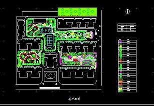 汉城小区规划设计图纸免费下载 园林绿化及施工